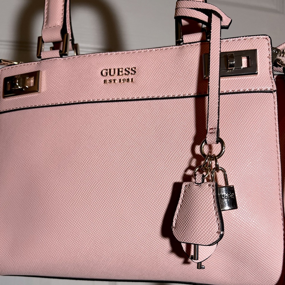 Rose pink Guess purse
